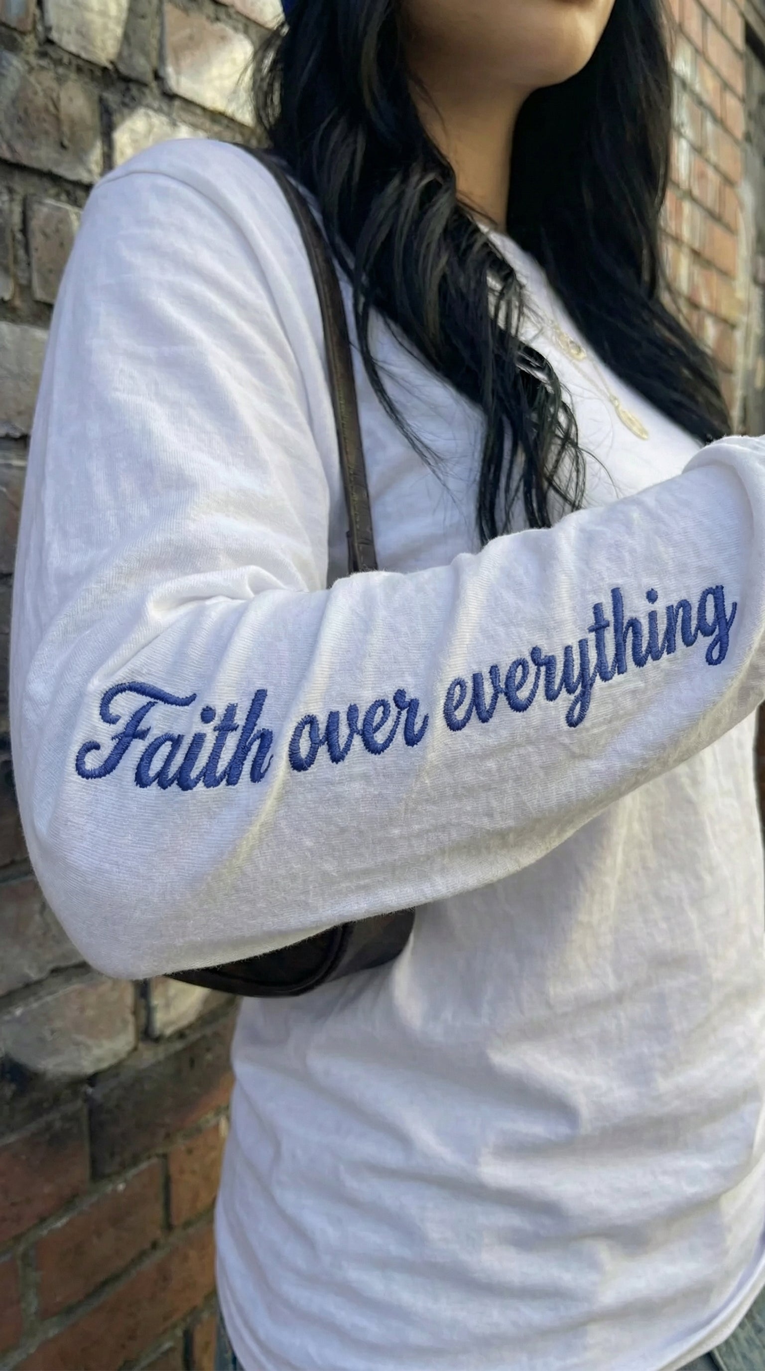 "Faith over everything" Long Sleeve