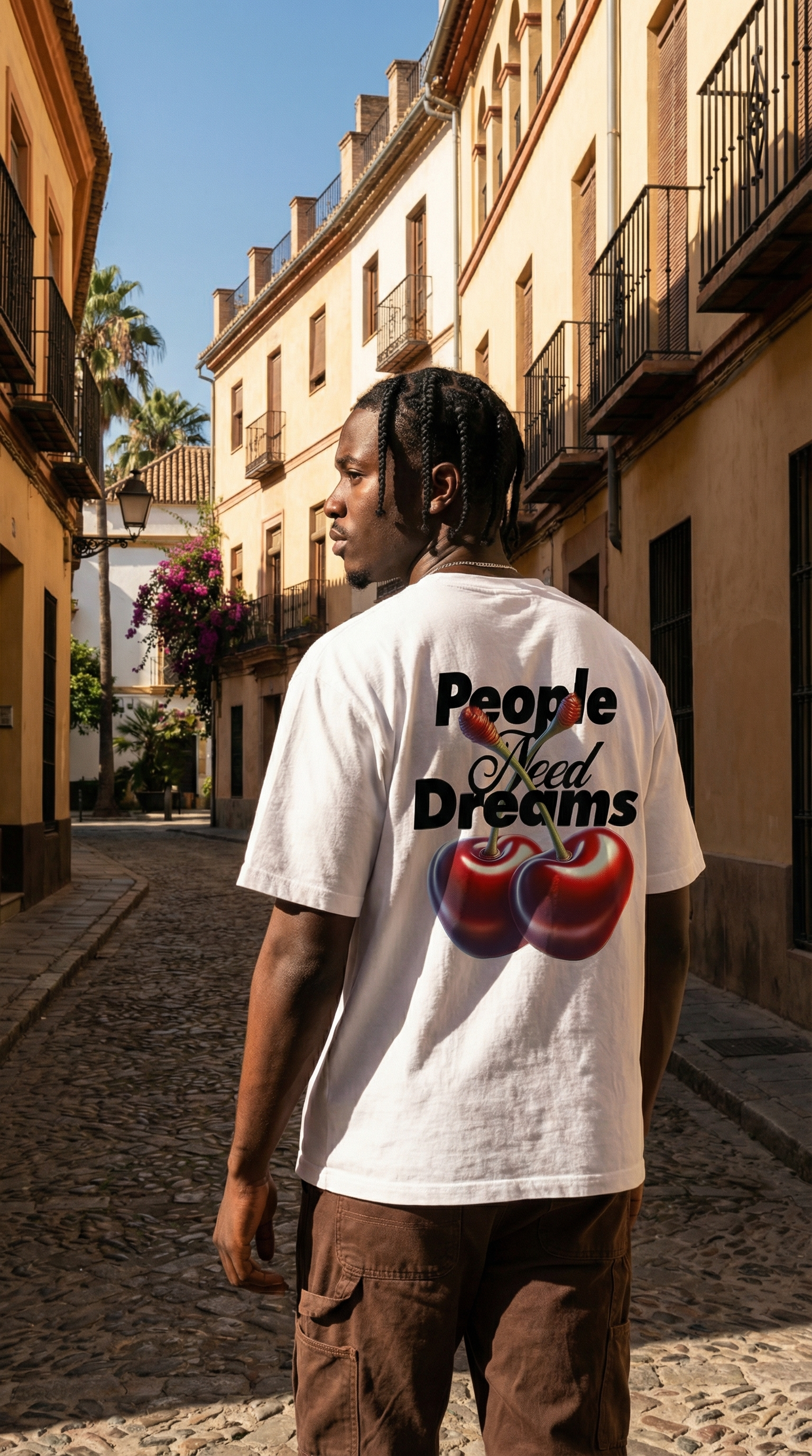 "Cherry" Signature T-Shirt White